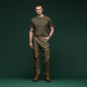 Комплект футболок Basic Ukrarmor Military T-shirt. Материал Cottone/Elastane, олива S - изображение 4