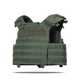Плитоноска улучшенная (PRO) Ukrarmor под бронеплиты 25х30 см. Олива M-XXL - изображение 10