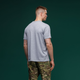 Футболка Basic Military Ukrarmor T-shirt. Cotton and Elastane, сірий L - зображення 5