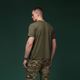 Комплект футболок Basic Ukrarmor Military T-shirt. Cotton/Elastane, олива - черный M - изображение 6