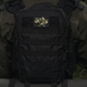 Тактический рюкзак на Ukrarmor 10 л. Крепление Molle. Cordura 1000D. Черный 30 x 20 x 8 см - изображение 7