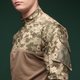 Тактична сорочка Core Ukrarmor Combat Shirt, довгий рукав, комбіновані матеріали. Піксель (мм-14) XXL - зображення 4