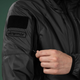 Водонепроникна куртка ветровка Ukrarmor Rainier Jacket, black. Поліестер, waterproof XL - зображення 5