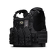 Комплект спорядження Vest Ukrarmor Full (based on IBV) L\XL без балістичного захисту. Чорний L/XL - зображення 3