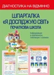 Діагностика на відмінно. Шпаргалка. Я досліджую світ. Початкова школа. - изображение 1