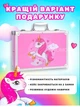 Детский художественный набор-чемодан для рисования и творчества Ponny в алюминиевом кейсе на 145 предметов (набор для рисования) Розовый - изображение 4