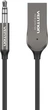 Bluetooth-ресивер Vention AUX TRS 3.5мм USB Bluetooth 5.0 Coiled Cable 1.5M Gray Zinc Alloy (NAGHG) - зображення 2