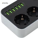 Мережевий фільтр-подовжувач ColorWay 3 розетки/6 USB Black (CW-CHE36B) - зображення 3
