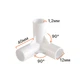 Фитинг тройной для создания каркаса из трубок/палок – 90°/12мм - изображение 2