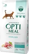 Сухой корм для кошек Optimeal Sterilised с индейкой и овсом 1.5 кг (4820215364713) - изображение 1