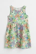 Платье H&M 870530 92см зеленый принт - изображение 1
