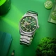 ORIENT RA-AR0008E10B наручний годинник у зелено-сріблястому кольорі. - зображення 6