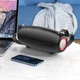 Чорна портативна Bluetooth колонка Borofone BP13 із підсвічуванням. - зображення 3