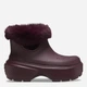 Женские зимние резиновые сапоги низкие Crocs Stomp Lined Boot 208718-6WD 37-38 (M5/W7) 23 см Бордовые (1962654290048) - изображение 1