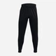 Спортивные штаны утепленные мужские Under Armour Ua Armour Fleece Joggers 1373362-001 3XL Черные (195253783616) - изображение 4