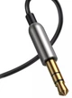 Бездротовий аудіоадаптер AUX Bluetooth Baseus CABA01-01 BA01 USB Wireless adapter cable Black - зображення 2