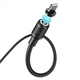 Кабель HOCO Lightning магнитный Sereno magnetic charging cable X52 1m 2,4A Black - изображение 5