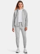 Толстовка на молнии утепленная с капюшоном женская Under Armour Ua Rival Fleece Fz Hoodie 1379497-012 L Серая (196883851157) - изображение 3