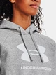 Худи теплое женское Under Armour Ua Rival Fleece Big Logo Hdy 1379501-012 S Серое (196883880492) - изображение 4