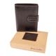 Мужской кожаный кошелек Ashwood 1246 VT Brown (Коричневый) - изображение 10