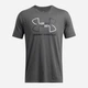 Футболка длинная мужская Under Armour Ua Gl Foundation Update Ss 1382915-028 L Серая (197778081987) - изображение 3