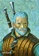 Пазл GOOD LOOT Game Art Chronicles The Witcher Geralt & Vincent van Gogh 1000 елементів (5908305247548) - зображення 8