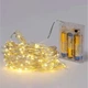 Гирлянда нить "Роса" на батарейках, 5м, 50 LED, статический режим, IP44, Теплый белый - изображение 1