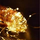 Гирлянда нить "Роса" на батарейках, 5м, 50 LED, статический режим, IP44, Теплый белый - изображение 3