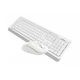 Комплект (клавиатура, мышь) беспроводной A4Tech FG1012 White USB - изображение 5