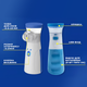 Ультразвуковий портативний інгалятор небулайзер Mesh Nebulizer JSL-W302 3 шт насадки для лікування дітей та дорослих 3 режими роботи живлення від USB компактний компресорний - зображення 2