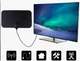 Комнатная цифровая телевизионная антенна Nik TY13-Mini HD DVB T2 портативный дизайн, Черный - изображение 10