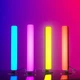 Светодиодный настольный светильник-лампа RGB для световой музыки с пультом управления, Черный - изображение 5