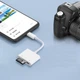 Багатофункціональний адаптер хаб кардрідер 3в1 Type-C Android USB 2.0 White - изображение 3