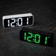 Часы электронные настольные LOSSO Premium MULTICOLOR с LED подсветкой белые - изображение 8