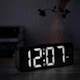 Часы электронные настольные LOSSO Premium BASIC с LED подсветкой черные - изображение 10