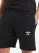 Шорты хлопковые короткие мужские Umbro Fleece Short 66414U-060 L Черные (5063178021074) - изображение 8
