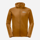 Bluza męska rozpinana streetwear Jack Wolfskin Baiselberg Hooded Fz M 1710541_M0043 2XL Pomarańczowa (4064886339414) - obraz 1