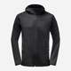 Вітровка чоловіча Jack Wolfskin Bornberg Hoody M 1307471_6000 S Чорна (4064993526325) - зображення 6