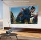 Проектор Salange P300 8K AVI Android11 ​​2,4G/5G WiFi BT5.1 Smart TV с поворотом на 180° Black - изображение 3