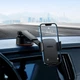 Автотримач для телефону Baseus Easy Control Clamp Car Mount Holder на торпедо та в повітропровід Сірий - зображення 4