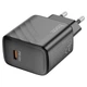 Мережевий зарядний пристрій HOCO CS22A Value single port charger Type-C cable 30W Black - зображення 12