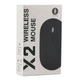 Бездротова Миша Wireless TWolf X2 Rechargeable 1600 DPI, Black - зображення 2
