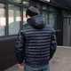 Демисезонная куртка мужская большого размера UF-Fashion 7 - ДТМ лак 58 синий - изображение 2