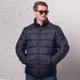 Демисезонная мужская куртка большого размера UF-Fashion АН – 28 64 темно-синий - изображение 2