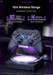 Бездротовий геймпад з подвійною вібрацією MACHENIKE G3S, RGB, Wireless White (G3SWW) - зображення 5