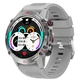 Смарт-годинник XO J7 AMOLED Smart Sports Talking Watch |BT Call, Track, HeartRate, IP68 Круглі Сріблястий - изображение 1