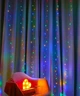 Гірлянда штора "Роса", 3x2м, 200 LED, від USB, 8 режимів + статичний, IP44, Мультиколор - зображення 5