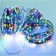 Светодиодная гирлянда нить "Роса" на катушке, 50м, 220V, 500 LED, 8 режимов, зеленый провод, IP44, Мультиколор - изображение 8