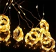 Гирлянда штора "Роса" 3x2м, 300 LED, от USB, 8 режимов + статический, IP44, Теплый белый - изображение 2