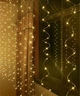 Гирлянда штора "Роса" 3x2м, 300 LED, от USB, 8 режимов + статический, IP44, Теплый белый - изображение 6